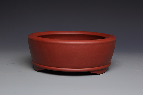 内缘下钮圆盆（紫泥）(图3)