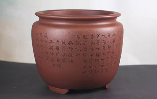 宫灯画缸（黄龙山底槽青）(图1)