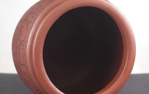 宫灯画缸（黄龙山底槽青）(图3)
